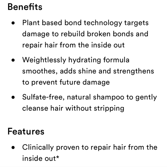 NWT BONDI BOOST RAPID REPAIR BOND BUILDER SHAMPOO - Picture 4 of 15